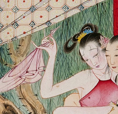 临潭县-迫于无奈胡也佛画出《金瓶梅秘戏图》，却因此成名，其绘画价值不可估量